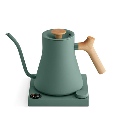 Fellow Stagg EKG Pro Electric Kettle - Smoke Green w/ Maple - Brewers & Pour - Over | Altohaus