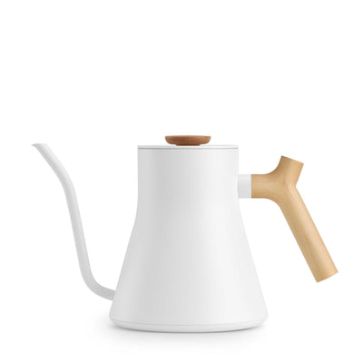 Fellow Stagg EKG Pro Electric Kettle - Matte White w/ Maple - Brewers & Pour - Over | Altohaus