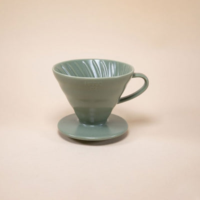 V60 Ceramic Coffee Dripper 02 - Oil Green - Pour - Over Dripper | Altohaus