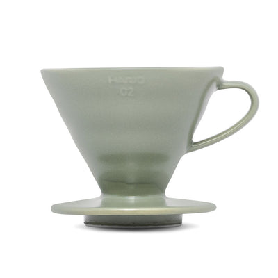 V60 Ceramic Coffee Dripper 02 - Oil Green - Pour - Over Dripper | Altohaus
