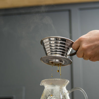 Kalita Wave 185 Stainless Steel Coffee Dripper - Pour - Over Dripper | Altohaus